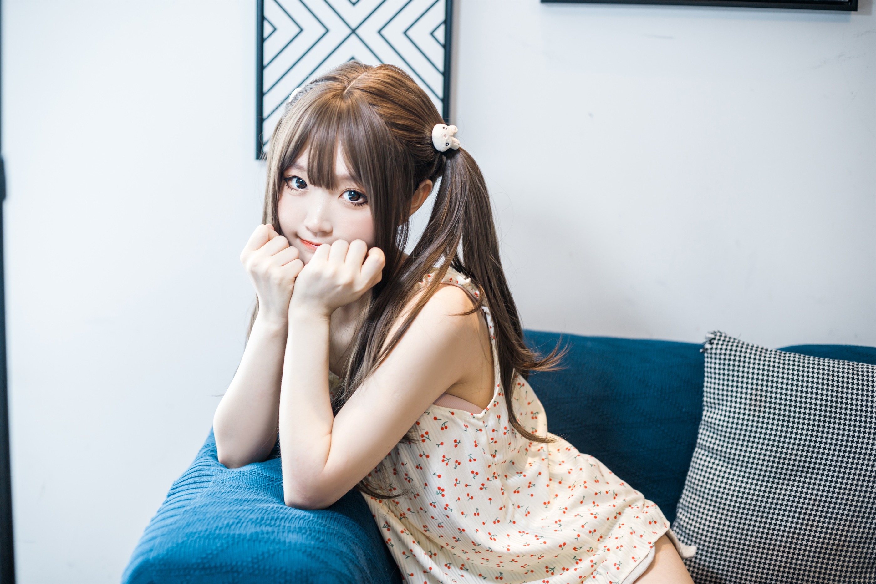 图片[1]-神沢永莉 – NO.008 黄色吊带睡衣兔兔 [22P]-XikXak